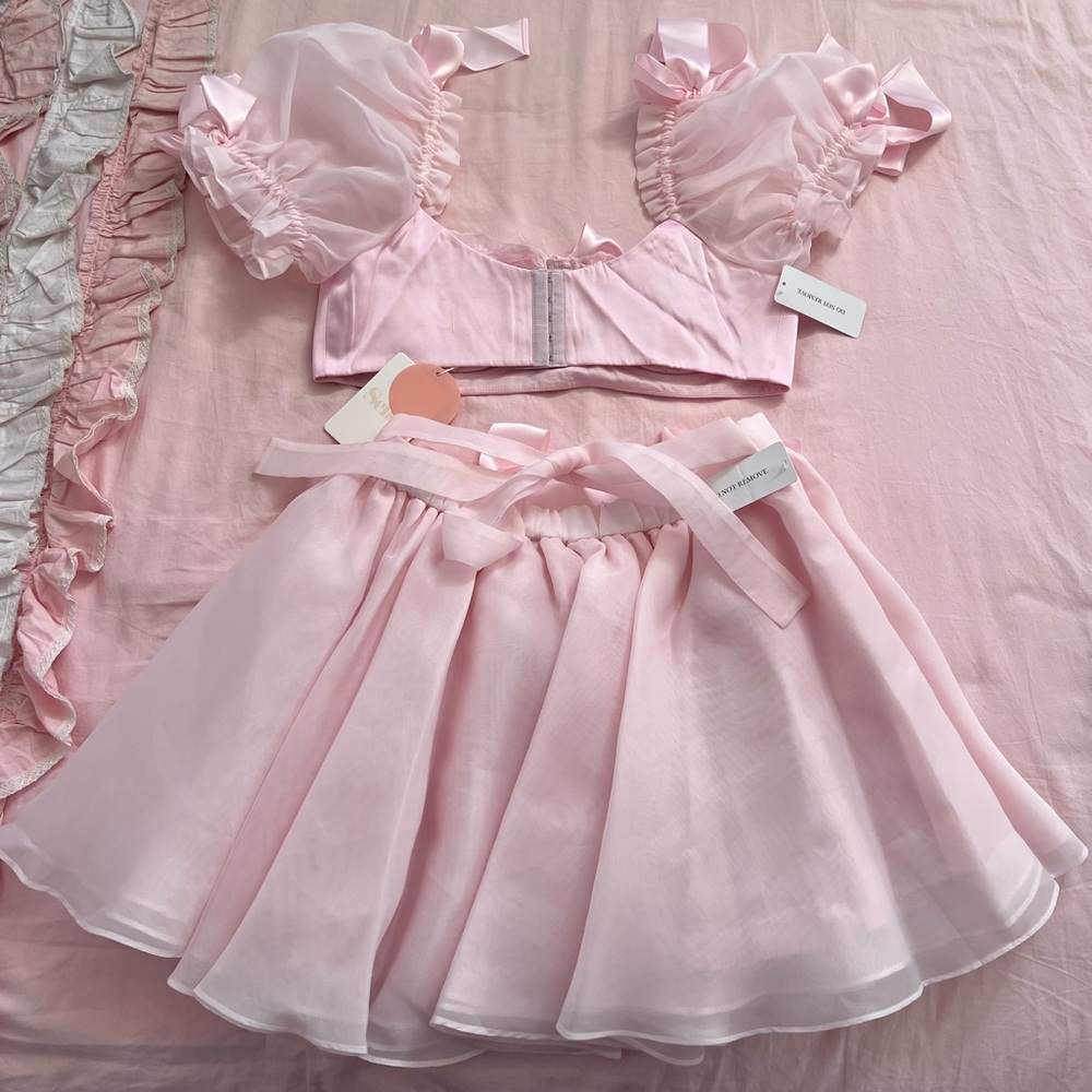 Selkie The Baby Soft Poet bralette and skirt set - Picture 2 of 10